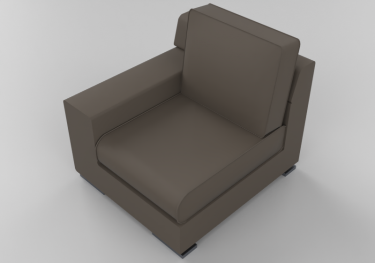 Divans 3D - Canapé composable en cuir - Giulio Marelli –...