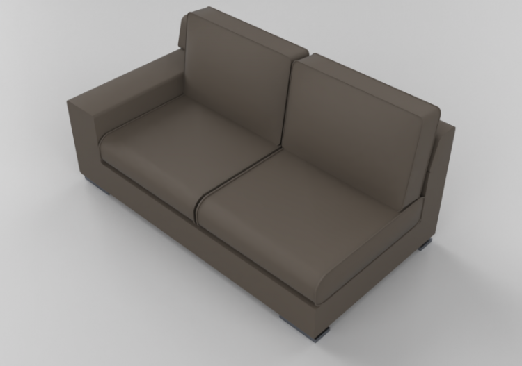 Divans 3D - Canapé composable en cuir - Giulio Marelli –...