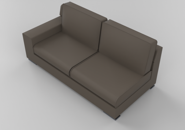 Divans 3D - Canapé composable en cuir - Giulio Marelli –...
