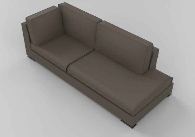 Divans 3D - Canapé composable en cuir - Giulio Marelli –...