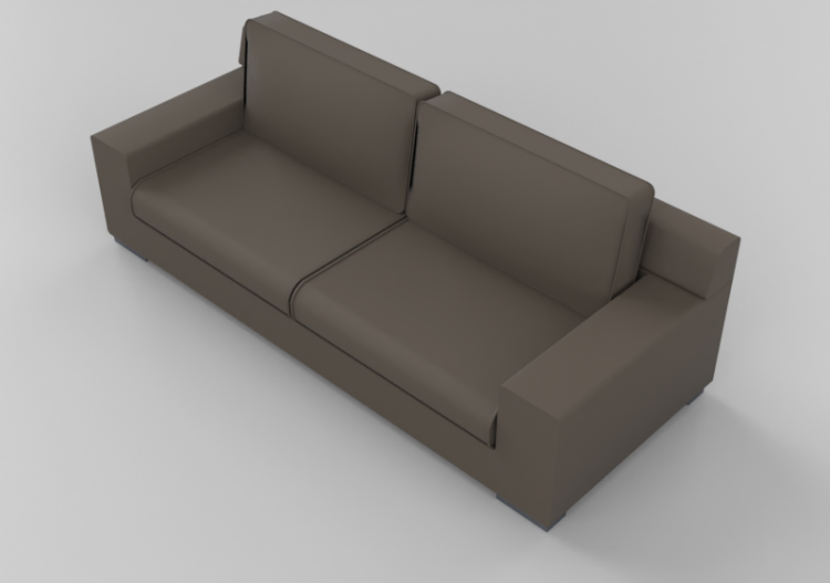 Divans 3D - Canapé composable en cuir - Giulio Marelli –...