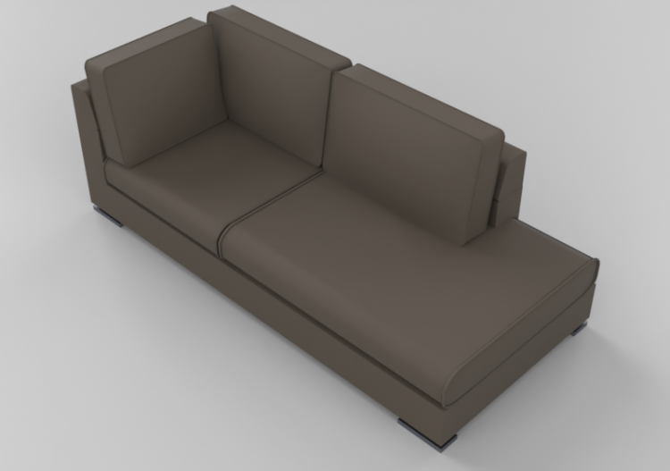 3D Sofa - Leather modular Sofa - Giulio Marelli – Rolly...