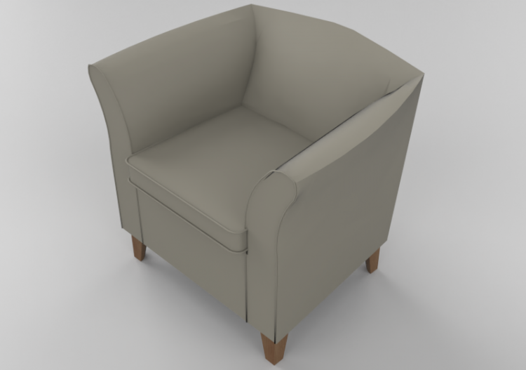 Divans 3D - Fauteuil en cuir - Giulio Marelli – Club 9CB101...