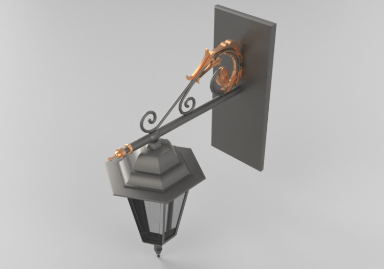 Lámpara de pared 3D - Lámpara de pared - Hobbyka - К-2 -...