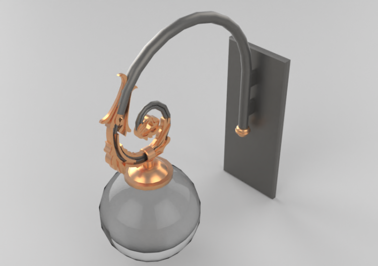 Lámpara de pared 3D - Lámpara de pared - Hobbyka - К-10 -...