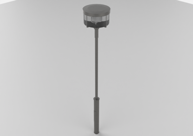 Farolas de calle 3D - Farola de una luz - Hobbyka -...