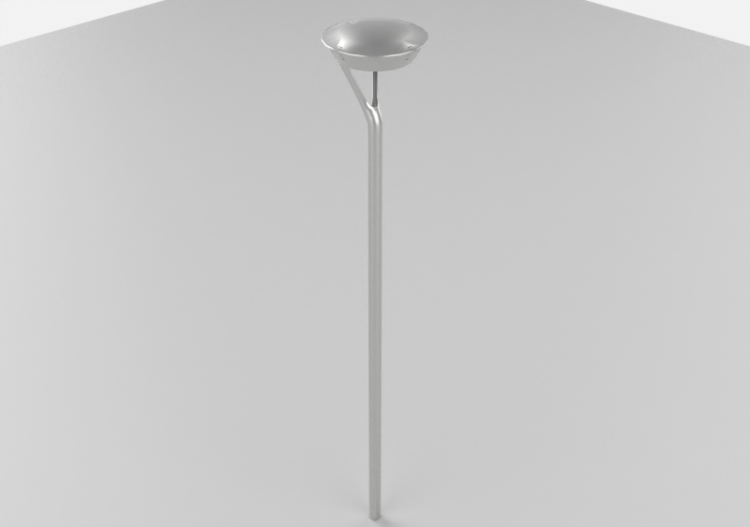 3D Street Lights - High Pole Street Light - 3,5m - iGuzzini...