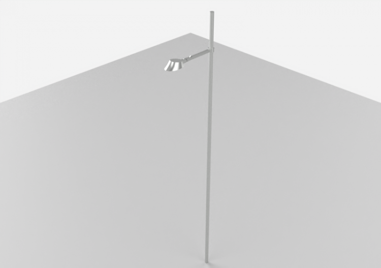 3D Street Lights - High Pole Street Light - 8m - iGuzzini -...