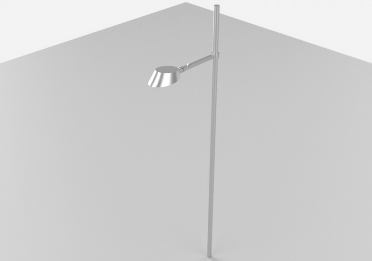 Farolas de calle 3D - Farola sobre poste alto 6m - iGuzzini...