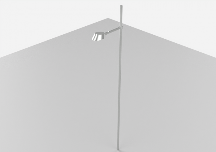 3D Street Lights - High Pole Street Light - 8m - iGuzzini -...
