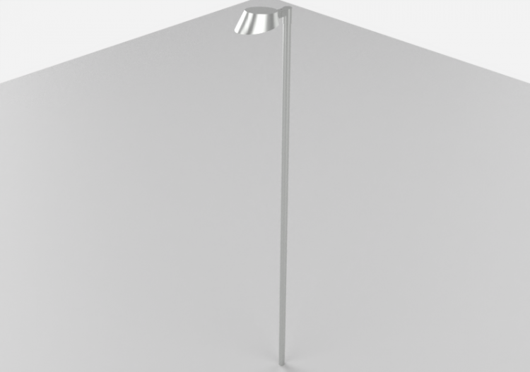 3D Street Lights - High Pole Street Light - 6m - iGuzzini -...