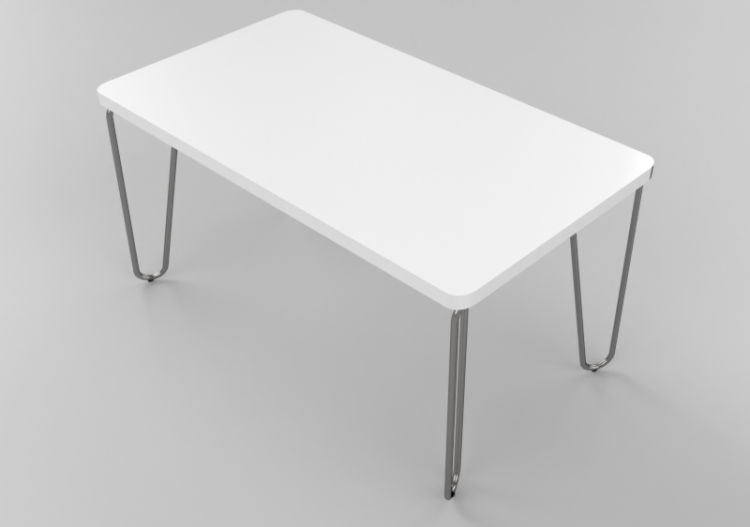 3D Tables - Rectangular Table - Bla Station – Clip L41 -...