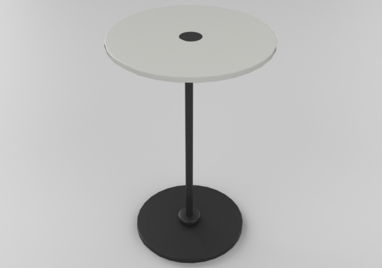 3D Tables - Round Table - Bla Station – Couronne L37 - ACCA...