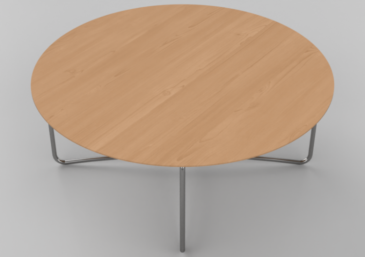 3D Tisch - Tisch rund - Bla Station – Island L82 - ACCA...