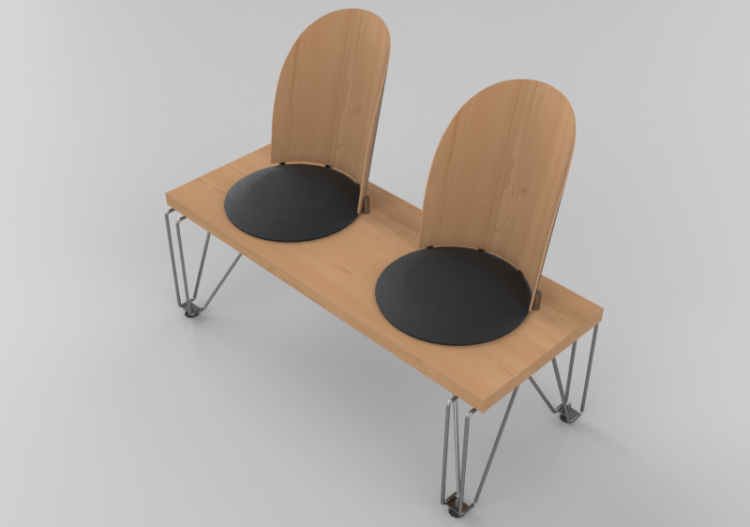 Sedie 3D - Sedia - Bla Station – Gate GS20 - ACCA software