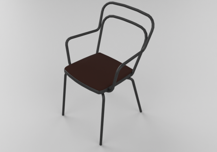 3D Stühle - Stuhl - Bla Station – Kaffe O11 - ACCA software