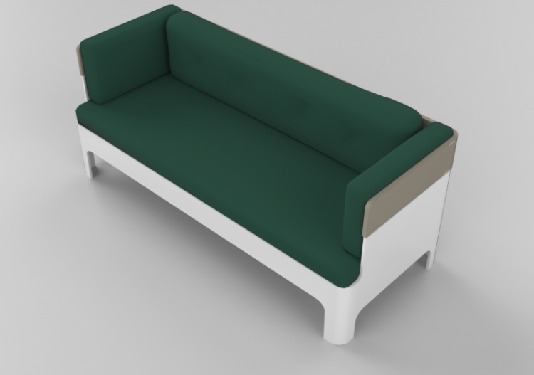Divani 3D - Divano con struttura in legno – Bla Station –...