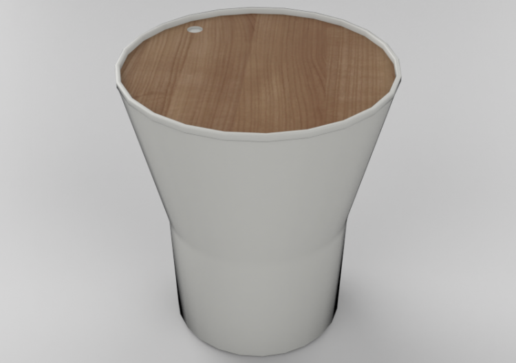 3D Sessel und Sofas - Sessel mit Metallstruktur – Bla...