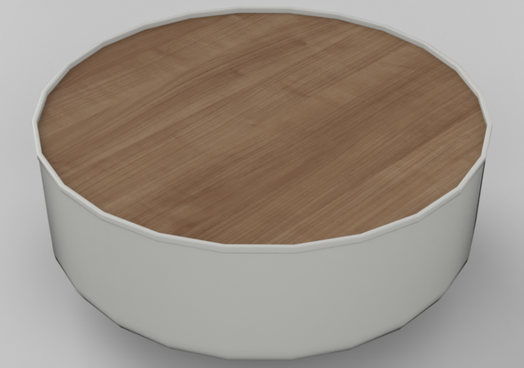 3D Sessel und Sofas - Sessel mit Metallstruktur – Bla...