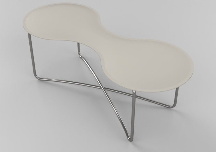 Accessoires 3D - Banc avec assise en cuir – Bla Station –...