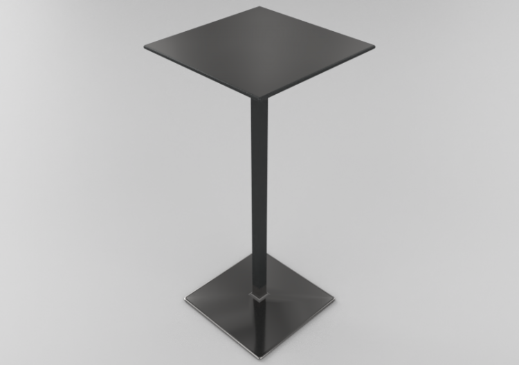 3D Coffe Tables - Square Table - Bla Station – Level L32 -...