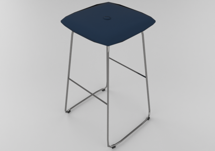 椅子 - High metallic stool - Bla Station – Dundra S73 - ACCA...
