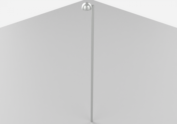 3D Street Lights - High pole street light - Height: 6...