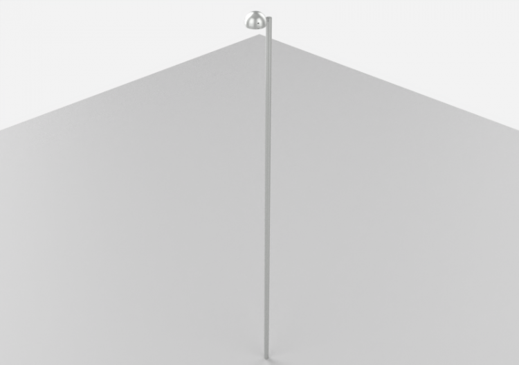 3D Street Lights - High pole street light - Height: 8...