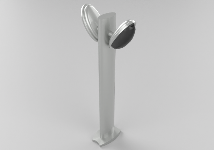 Postes de amarração 3D - Poste de amarração - iGuzzini -...