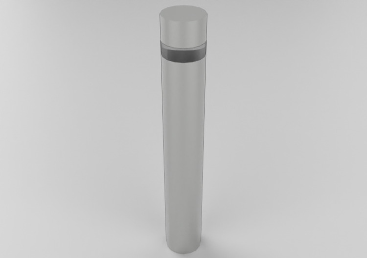 Bolardos 3D - Bollard - iGuzzini - iWay redondo ø90x610mm -...