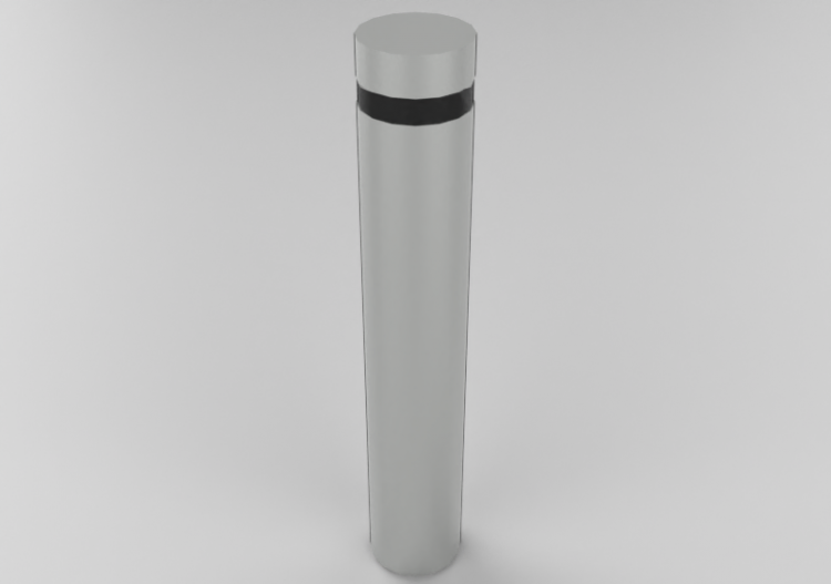 Bolardos 3D - Bollard - iGuzzini - iWay redondo ø170x1000mm...