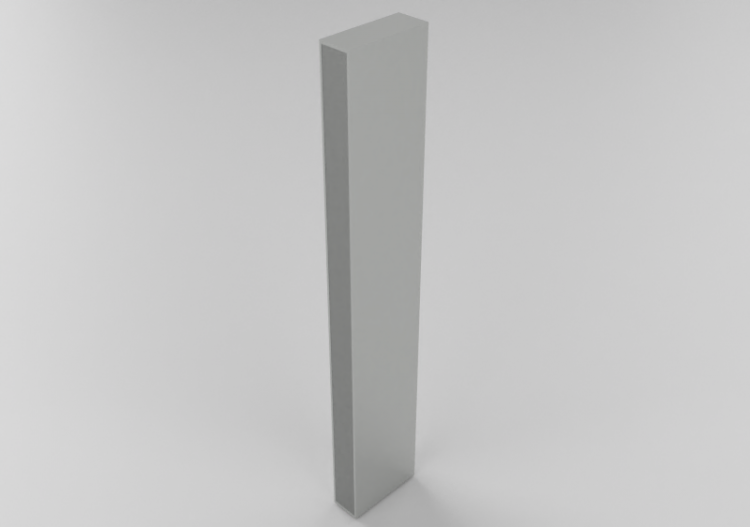 BIM Objects - Free Download! 3D Post - Double emission Bollard post ...