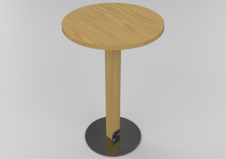 3D Tables - Circular table - Bla Station – Size L901 - ACCA...