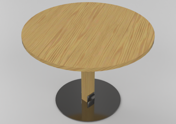 3D Tables - Circular table - Bla Station – Size L901 - ACCA...