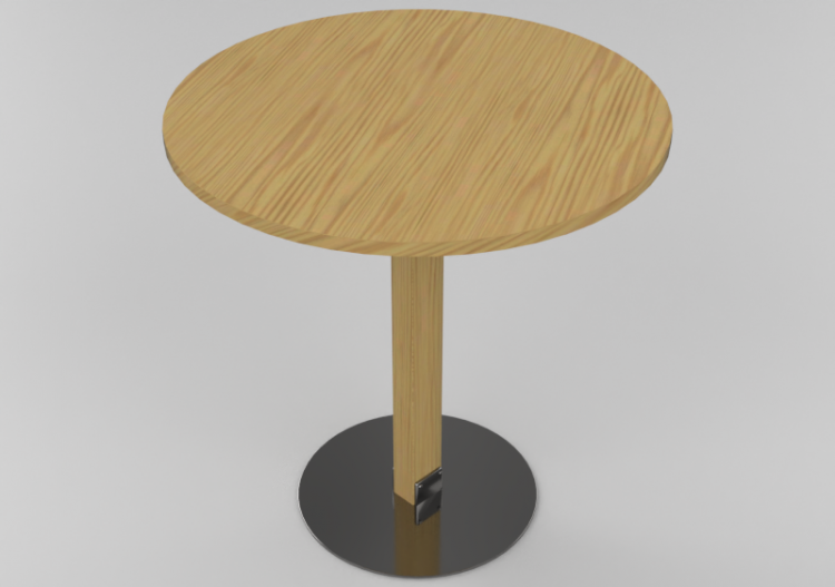 3D Tables - Circular table - Bla Station – Size L901 - ACCA...