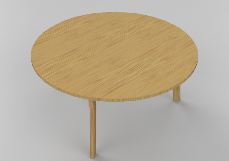 Mesas 3D - Mesa circular - Bla Station – Size L903 - ACCA...