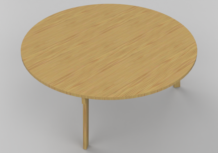 Mesas 3D - Mesa circular - Bla Station – Size L903 - ACCA...