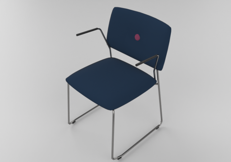 Sedie 3D - Sedia con struttura in metallo - Bla Station –...