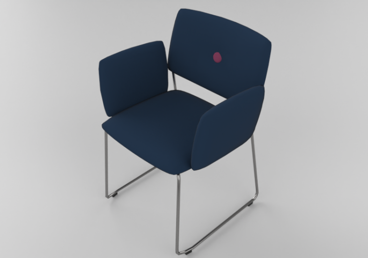 Cadeira 3D - Cadeira com estrutura de metal - Bla Station –...