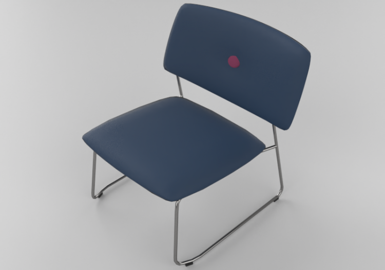 Chaises 3D - Chaise avec structure en métal - Bla Station –...
