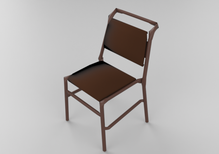 Chaises 3D - Chaise avec structure en métal - Bla Station –...