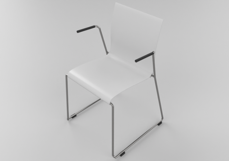 Chaises 3D - Chaise avec structure en métal - Bla Station –...