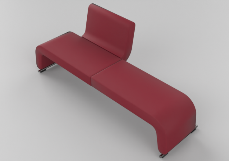 3D Sofa - Leather sofa – Bla Station – Polstergeist S21 -...