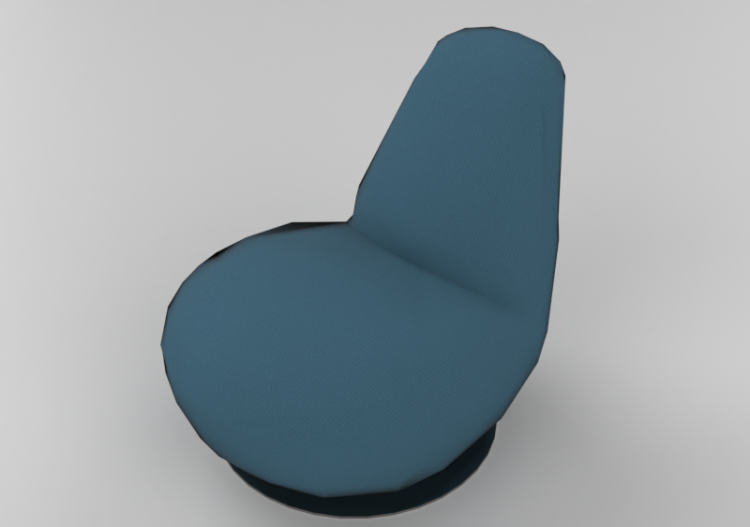 Sofás 3D - Poltrona de tecido – Bla Station – Oppo O52 -...