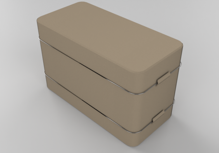 3D Sessel und Sofas - Pouf aus Stoff – Bla Station – PM -...