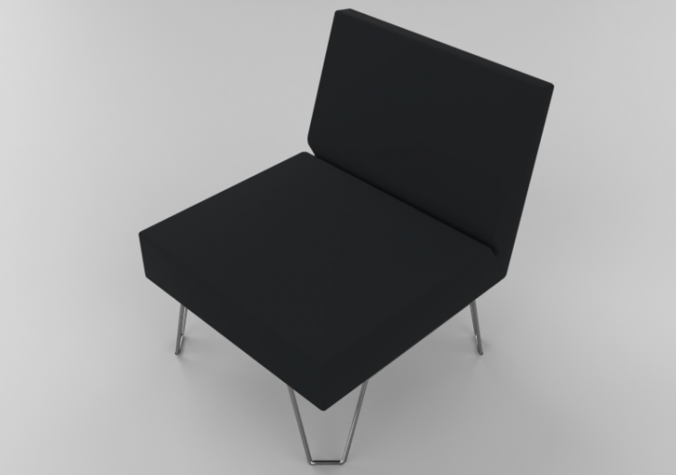 Divans 3D - Fauteuil en tissu – Bla Station – Qvarto S102 -...