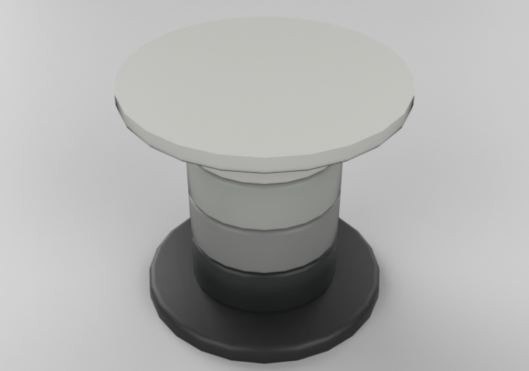 3D Coffe Tables - Round Table - Bla Station – Babel L30 H53...