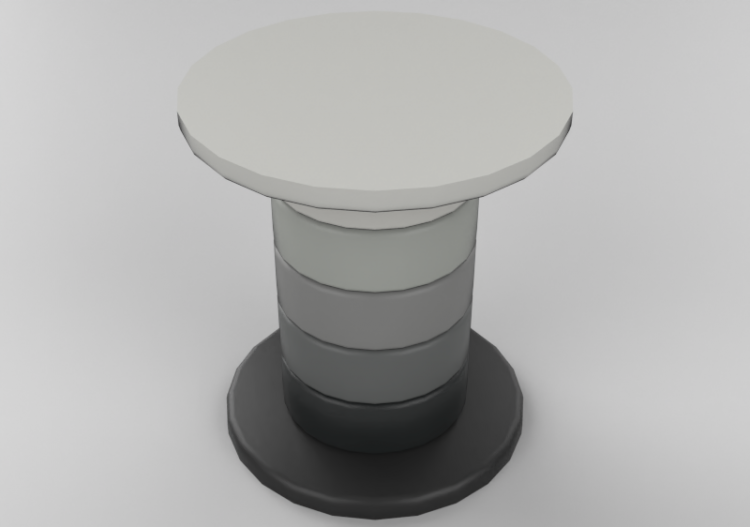 Tavolini 3D - Tavolo circolare - Bla Station – Babel L30...