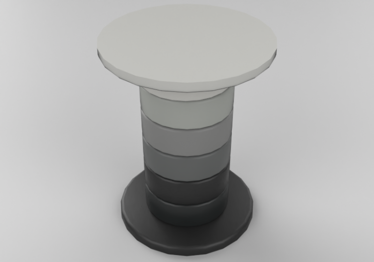 3D Coffe Tables - Round Table - Bla Station – Babel L30 H72...