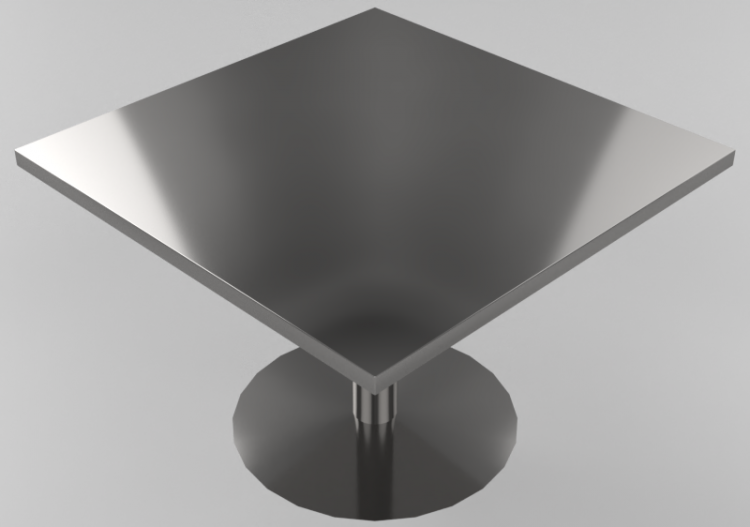 3D Tischchen - Quadratischer Tisch - Bla Station – Bit L7 -...